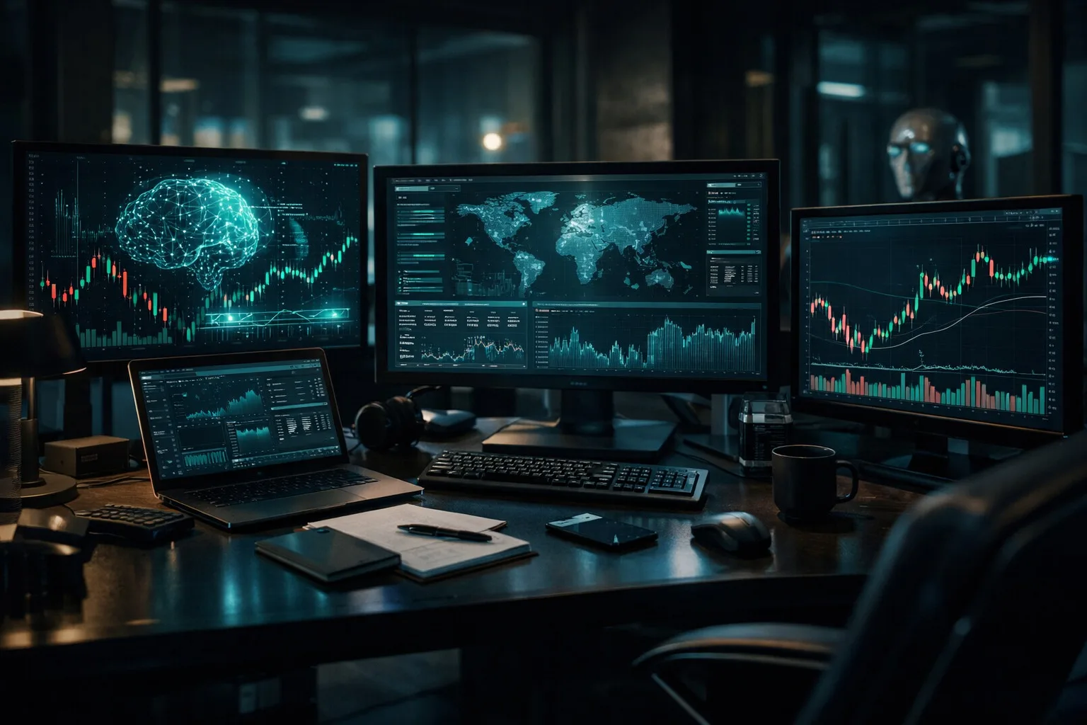 AI trading journal dashboards and governance review workspace