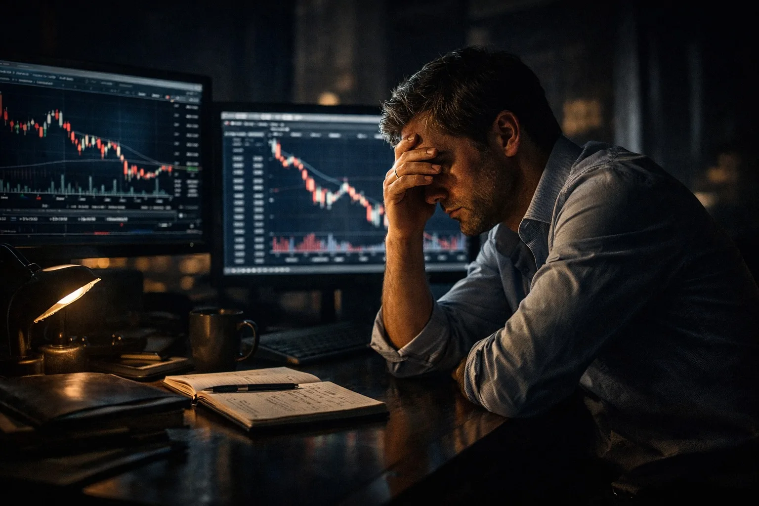 Active trader workstation focused on execution quality and risk review