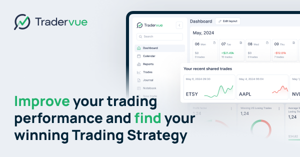 Tradervue public product image showing Tradervue comparison and journal interface